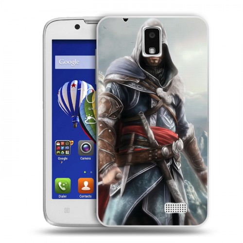 Дизайнерский пластиковый чехол для Lenovo A328 Assassins Creed