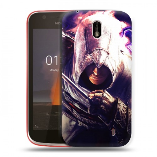 Дизайнерский пластиковый чехол для Nokia 1 Assassins Creed