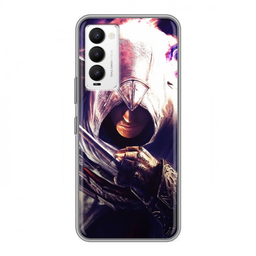 Дизайнерский силиконовый чехол для Tecno Camon 18 Assassins Creed