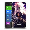 Дизайнерский силиконовый чехол для Nokia XL Assassins Creed