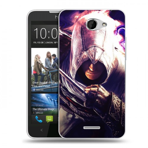 Дизайнерский пластиковый чехол для HTC Desire 516 Assassins Creed