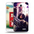 Дизайнерский пластиковый чехол для LG L80 Assassins Creed