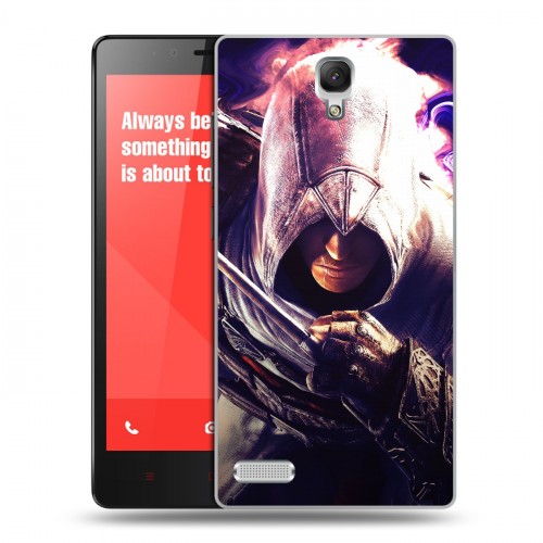 Дизайнерский силиконовый чехол для Xiaomi RedMi Note Assassins Creed