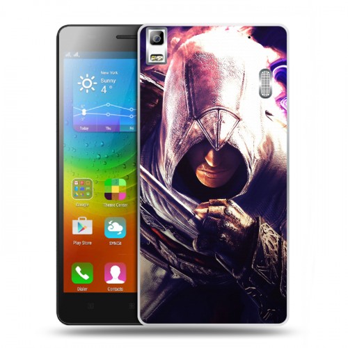 Дизайнерский пластиковый чехол для Lenovo A7000 Assassins Creed