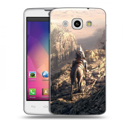 Дизайнерский пластиковый чехол для LG L60 Assassins Creed