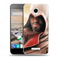 Дизайнерский силиконовый чехол для Micromax Canvas Spark Assassins Creed