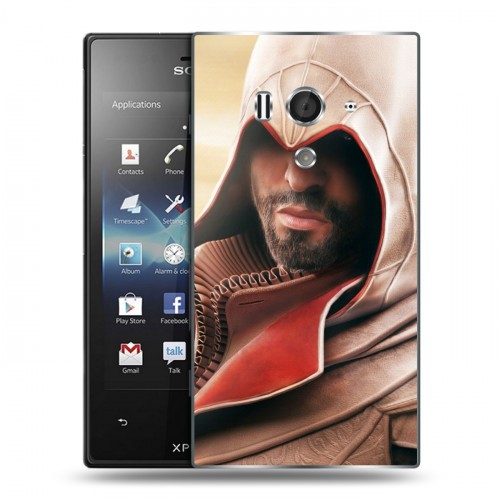 Дизайнерский пластиковый чехол для Sony Xperia acro S Assassins Creed