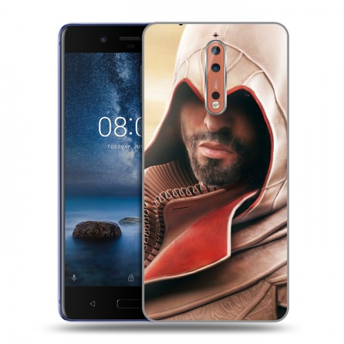 Дизайнерский пластиковый чехол для Nokia 8 Assassins Creed