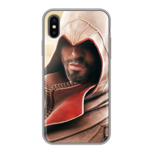 Дизайнерский силиконовый чехол для Iphone x10 Assassins Creed