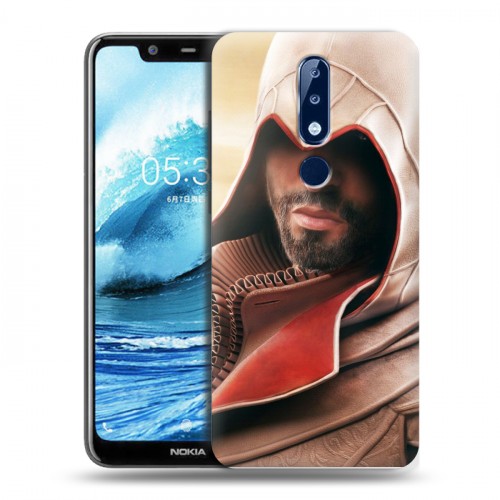 Дизайнерский пластиковый чехол для Nokia 5.1 Plus Assassins Creed