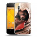 Дизайнерский пластиковый чехол для LG Google Nexus 4 Assassins Creed