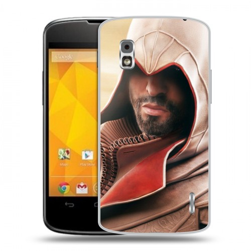 Дизайнерский пластиковый чехол для LG Google Nexus 4 Assassins Creed