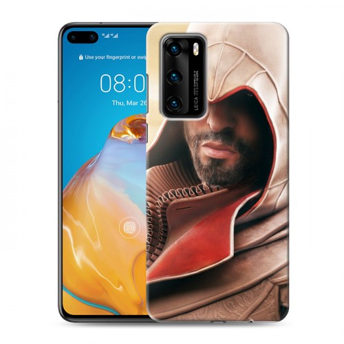 Дизайнерский силиконовый с усиленными углами чехол для Huawei P40 Assassins Creed