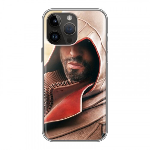 Дизайнерский силиконовый с усиленными углами чехол для Iphone 14 Pro Max Assassins Creed