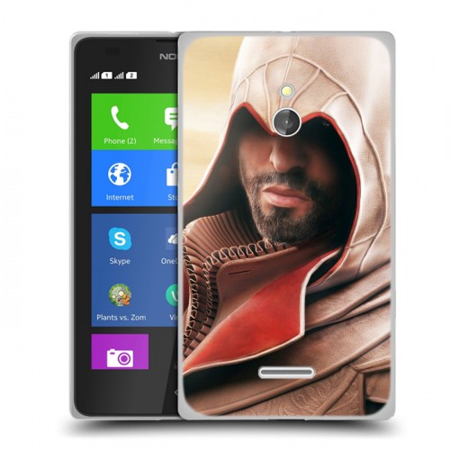 Дизайнерский силиконовый чехол для Nokia XL Assassins Creed