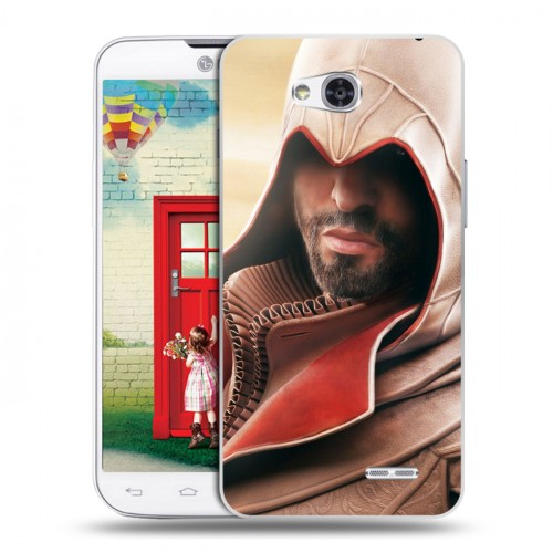 Дизайнерский пластиковый чехол для LG L80 Assassins Creed