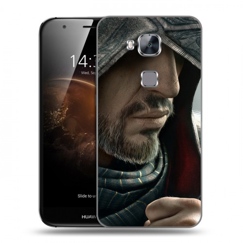 Дизайнерский пластиковый чехол для Huawei G8 Assassins Creed