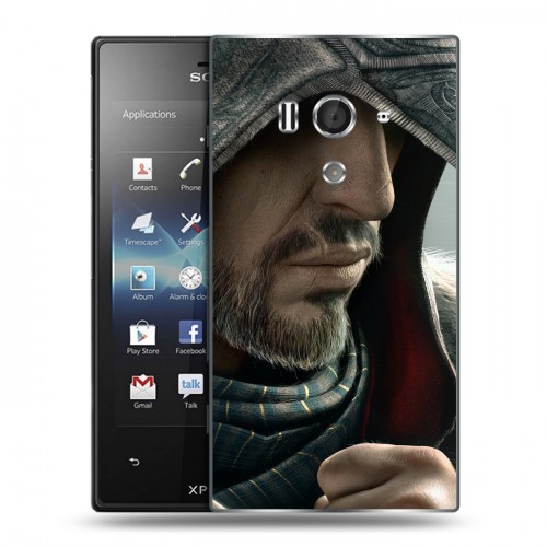 Дизайнерский пластиковый чехол для Sony Xperia acro S Assassins Creed