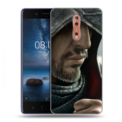 Дизайнерский пластиковый чехол для Nokia 8 Assassins Creed