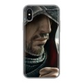 Дизайнерский силиконовый чехол для Iphone x10 Assassins Creed