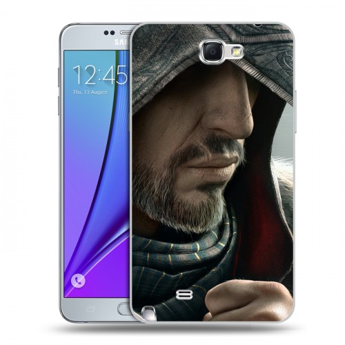 Дизайнерский пластиковый чехол для Samsung Galaxy Note 2 Assassins Creed