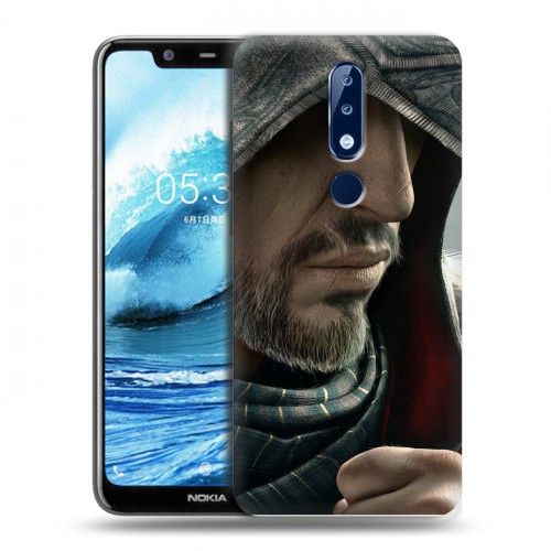 Дизайнерский силиконовый чехол для Nokia 5.1 Plus Assassins Creed