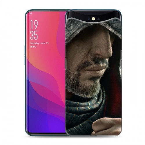 Дизайнерский силиконовый чехол для OPPO Find X Assassins Creed