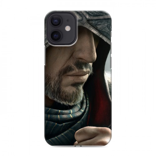 Дизайнерский силиконовый с усиленными углами чехол для Iphone 12 Mini Assassins Creed