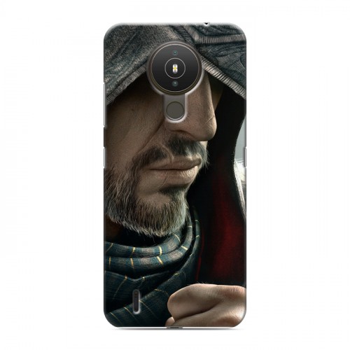 Дизайнерский силиконовый с усиленными углами чехол для Nokia 1.4 Assassins Creed