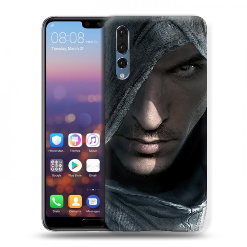 Дизайнерский силиконовый с усиленными углами чехол для Huawei P20 Pro Assassins Creed