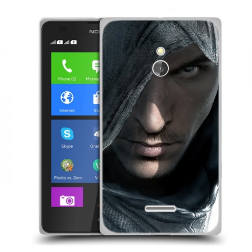 Дизайнерский силиконовый чехол для Nokia XL Assassins Creed