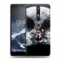 Дизайнерский пластиковый чехол для Nokia 5.1 Assassins Creed