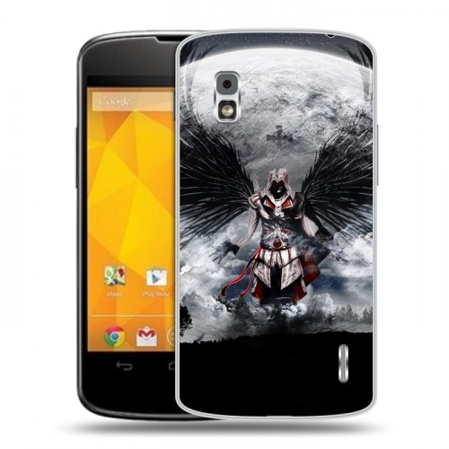 Дизайнерский пластиковый чехол для LG Google Nexus 4 Assassins Creed