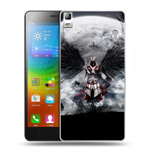 Дизайнерский пластиковый чехол для Lenovo A7000 Assassins Creed