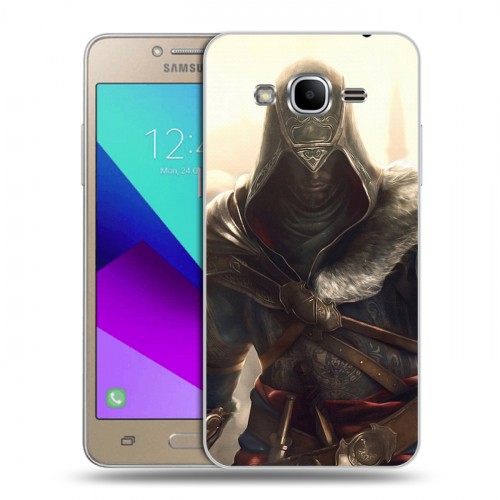 Дизайнерский силиконовый с усиленными углами чехол для Samsung Galaxy J2 Prime Assassins Creed