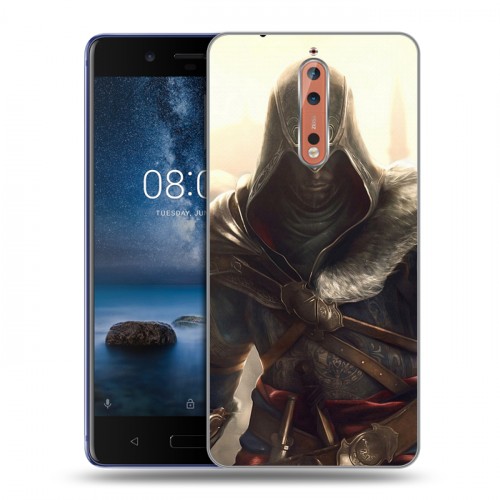 Дизайнерский пластиковый чехол для Nokia 8 Assassins Creed