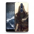 Дизайнерский пластиковый чехол для Nokia 5.1 Assassins Creed