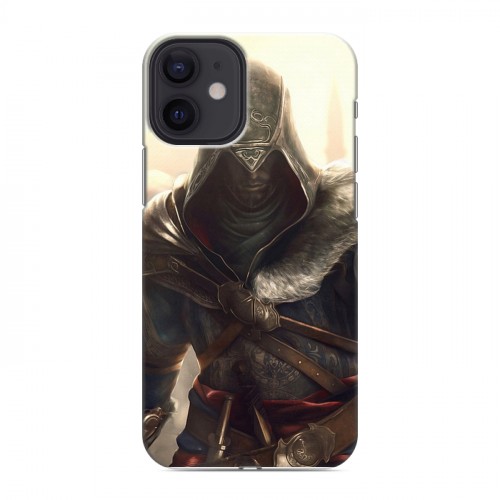 Дизайнерский силиконовый с усиленными углами чехол для Iphone 12 Mini Assassins Creed