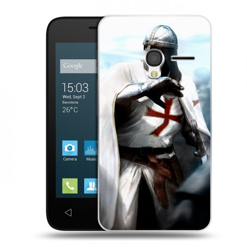 Дизайнерский пластиковый чехол для Alcatel One Touch Pixi 3 (4.0) Assassins Creed