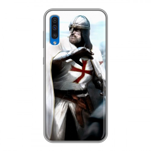 Дизайнерский силиконовый с усиленными углами чехол для Samsung Galaxy A50 Assassins Creed