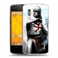 Дизайнерский пластиковый чехол для LG Google Nexus 4 Assassins Creed