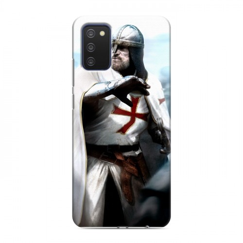 Дизайнерский силиконовый с усиленными углами чехол для Samsung Galaxy A03s Assassins Creed