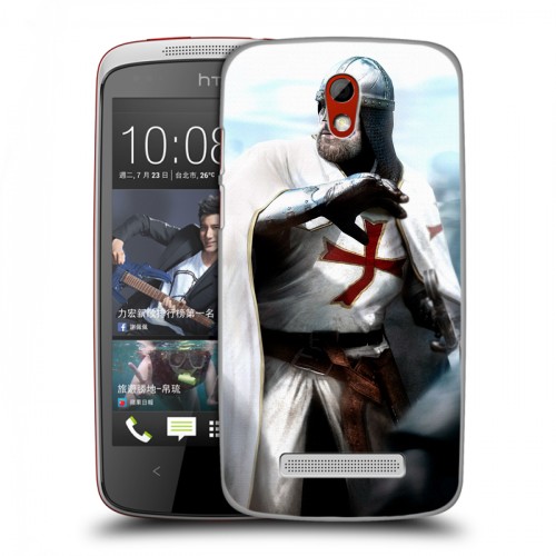 Дизайнерский пластиковый чехол для HTC Desire 500 Assassins Creed