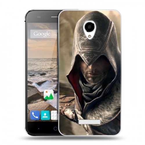 Дизайнерский силиконовый чехол для Micromax Canvas Spark Assassins Creed