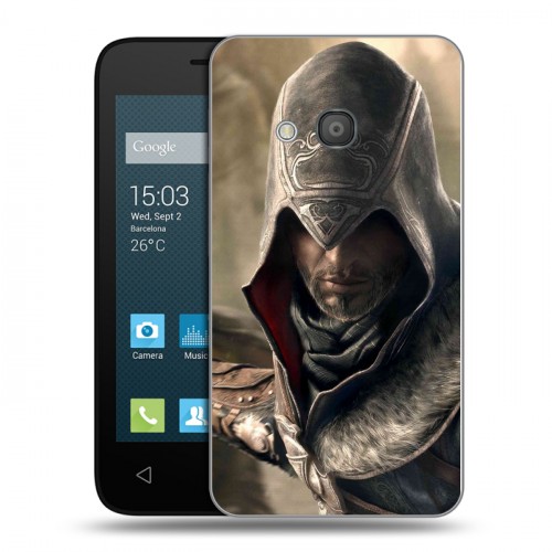 Дизайнерский силиконовый чехол для Alcatel One Touch Pixi 4 (4) Assassins Creed