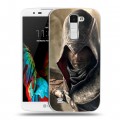 Дизайнерский пластиковый чехол для LG K10 Assassins Creed