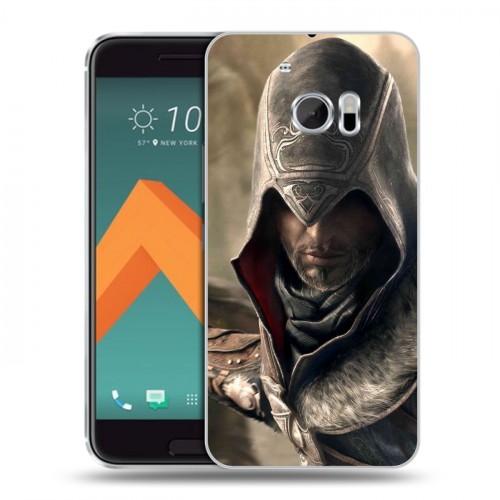 Дизайнерский пластиковый чехол для HTC 10 Assassins Creed