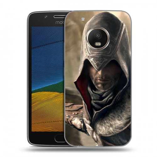 Дизайнерский силиконовый чехол для Lenovo Moto G5 Assassins Creed