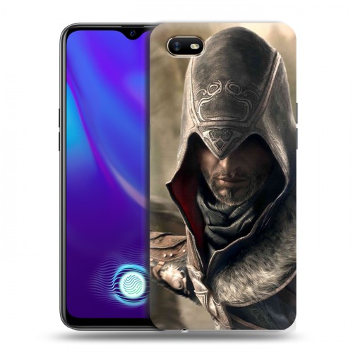 Дизайнерский силиконовый с усиленными углами чехол для OPPO A1k Assassins Creed