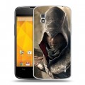 Дизайнерский пластиковый чехол для LG Google Nexus 4 Assassins Creed